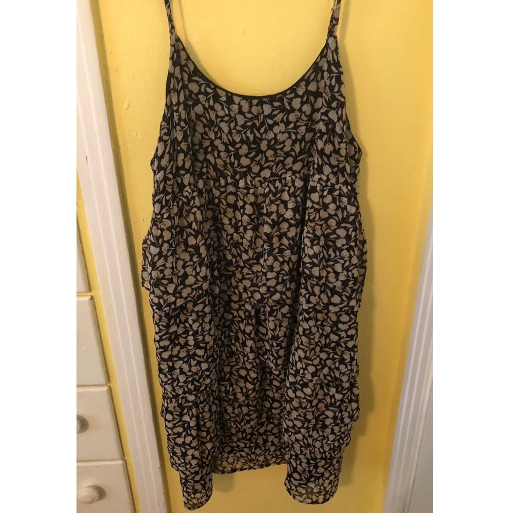 Who What Wear Ruffle Tier Dress